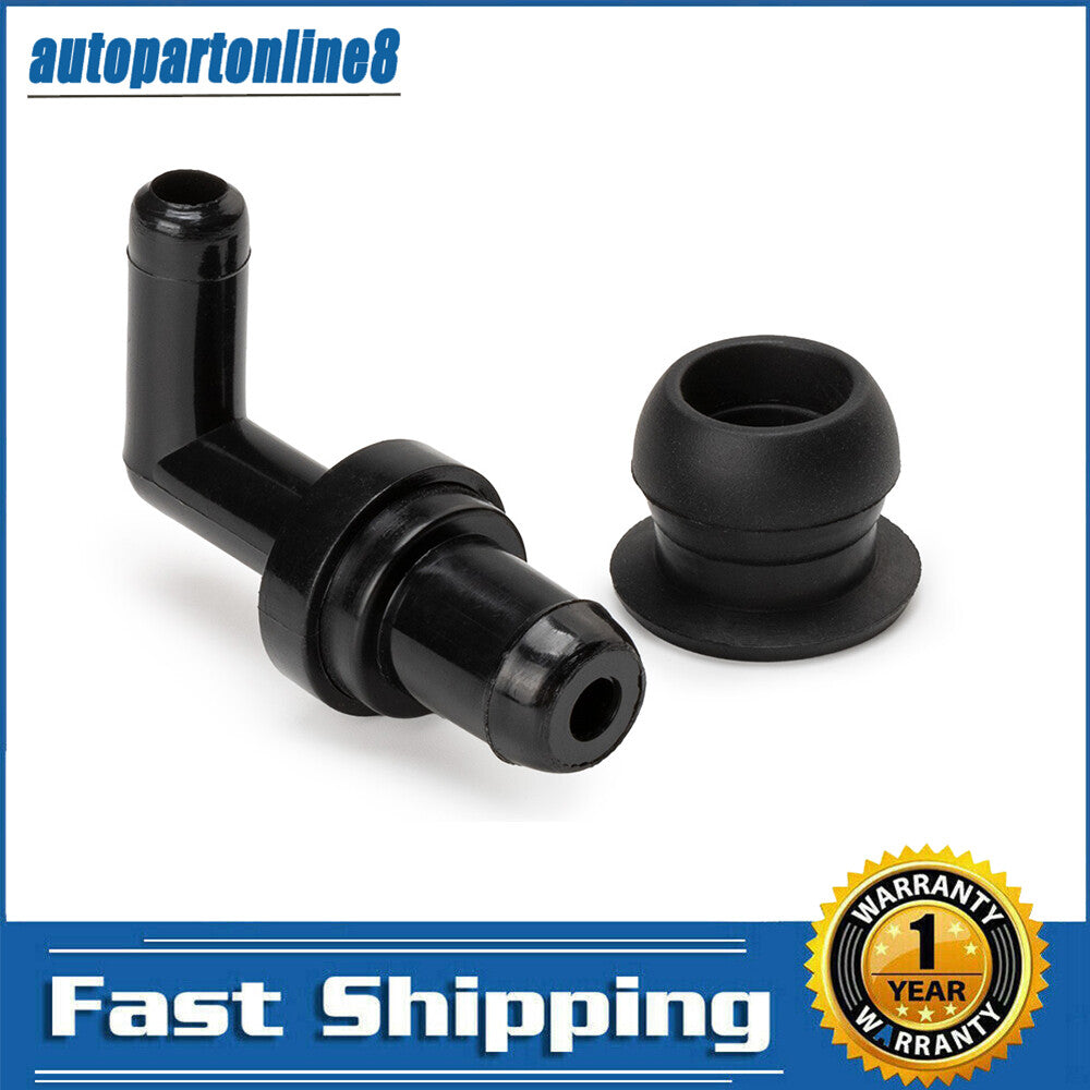 2x 90¡ã PVC Valve Grommet Kit 17130-PK1/PM6-003 for Civic CR-V CRX for Honda Accord