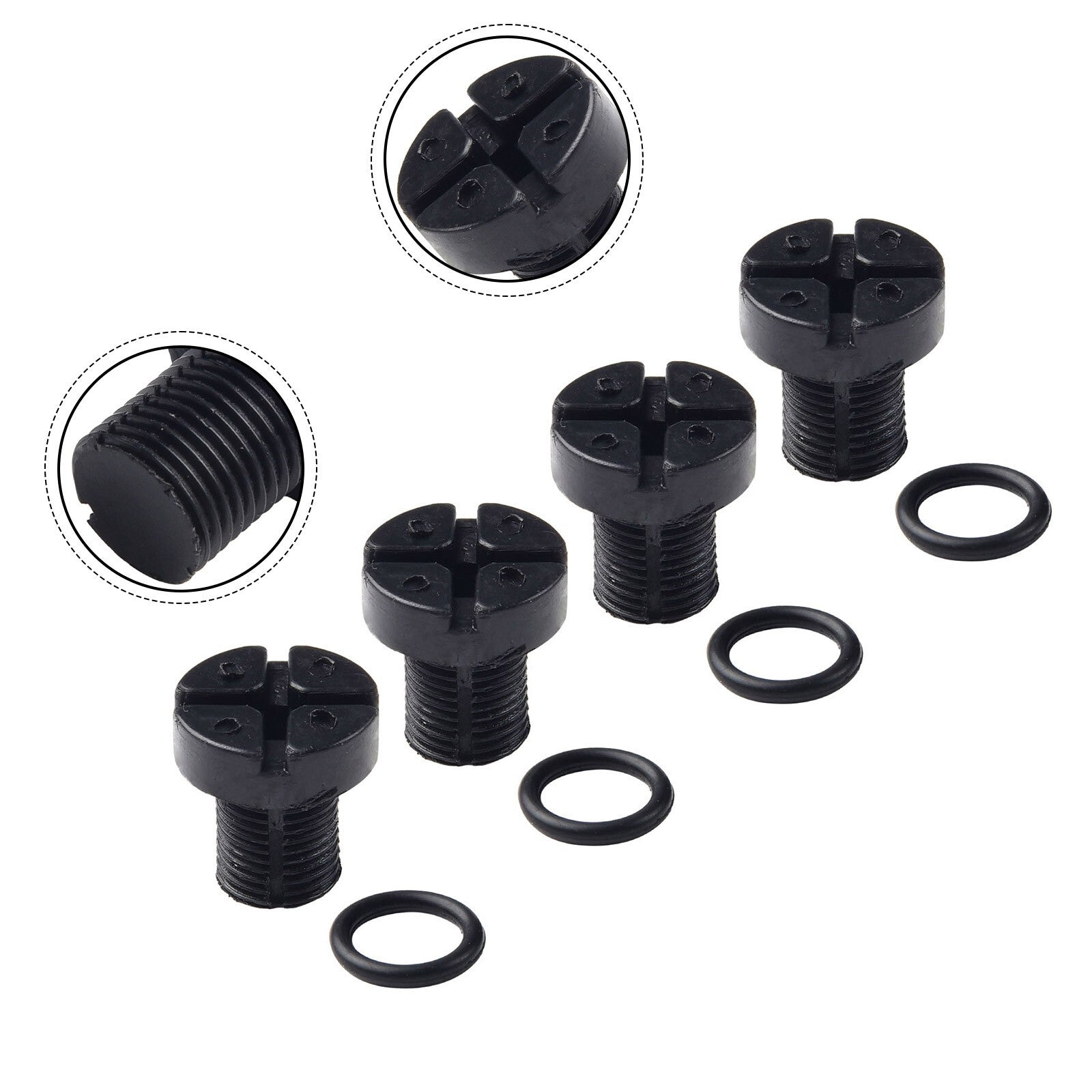 4 Radiator Expansion Tank Bleed Screws Kit For 1 3 5 7 17111712788 n