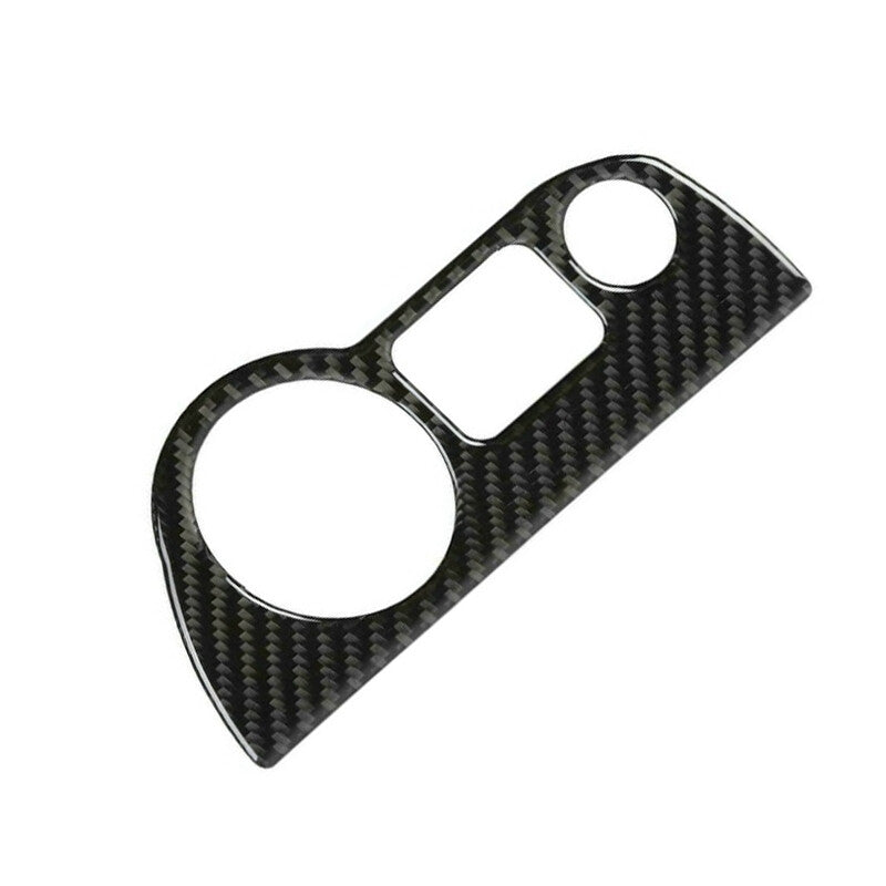 For 2015 for Dodge Charger/ for Challenger Real Headlight Switch Cover Trim Carbon Fiber