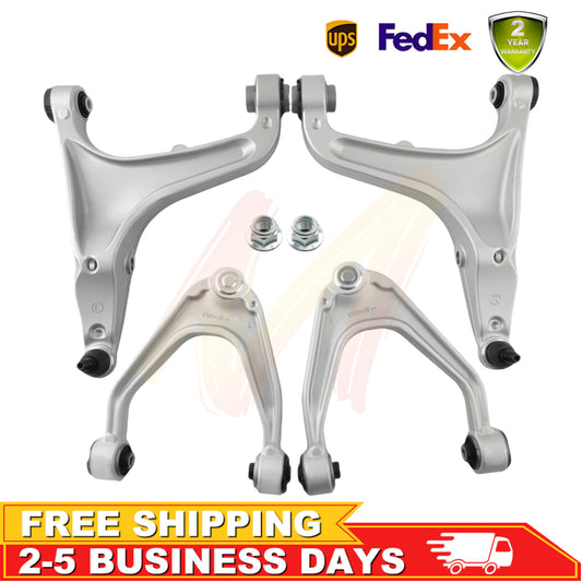 4pcs Front Upper Lower Control Arms For 14-22 for Maserati Ghibli Quattroporte M156