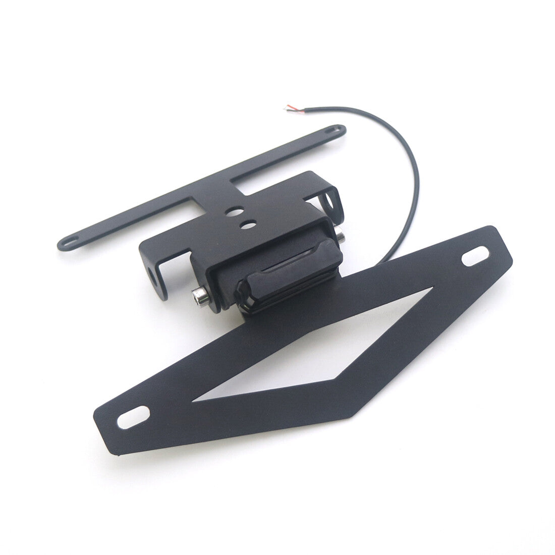 Black Tail Light Mount LED License Plate Light Bracket Holder For Benelli 752s Q