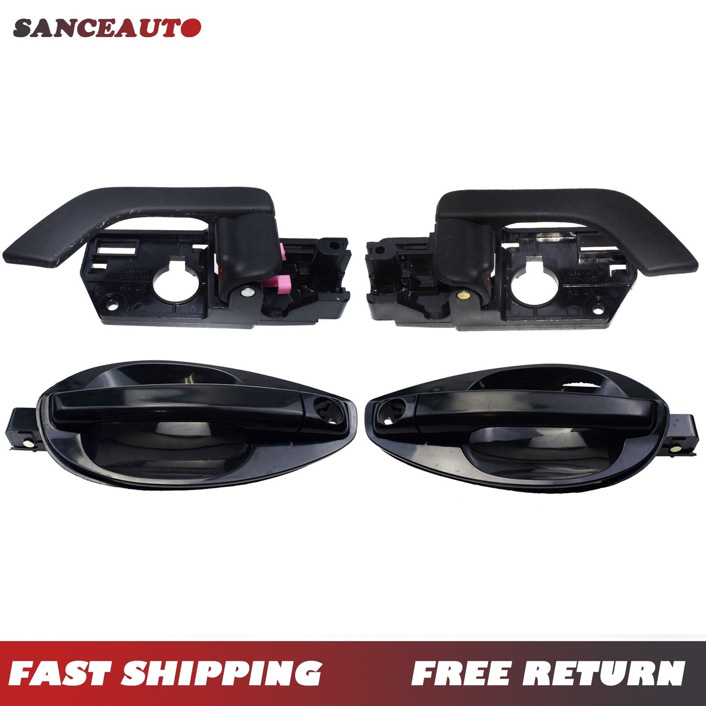 Outside Inside Door Handle LH RH for 03-08 for Hyundai Tiburon 826502C000,826102C000 n