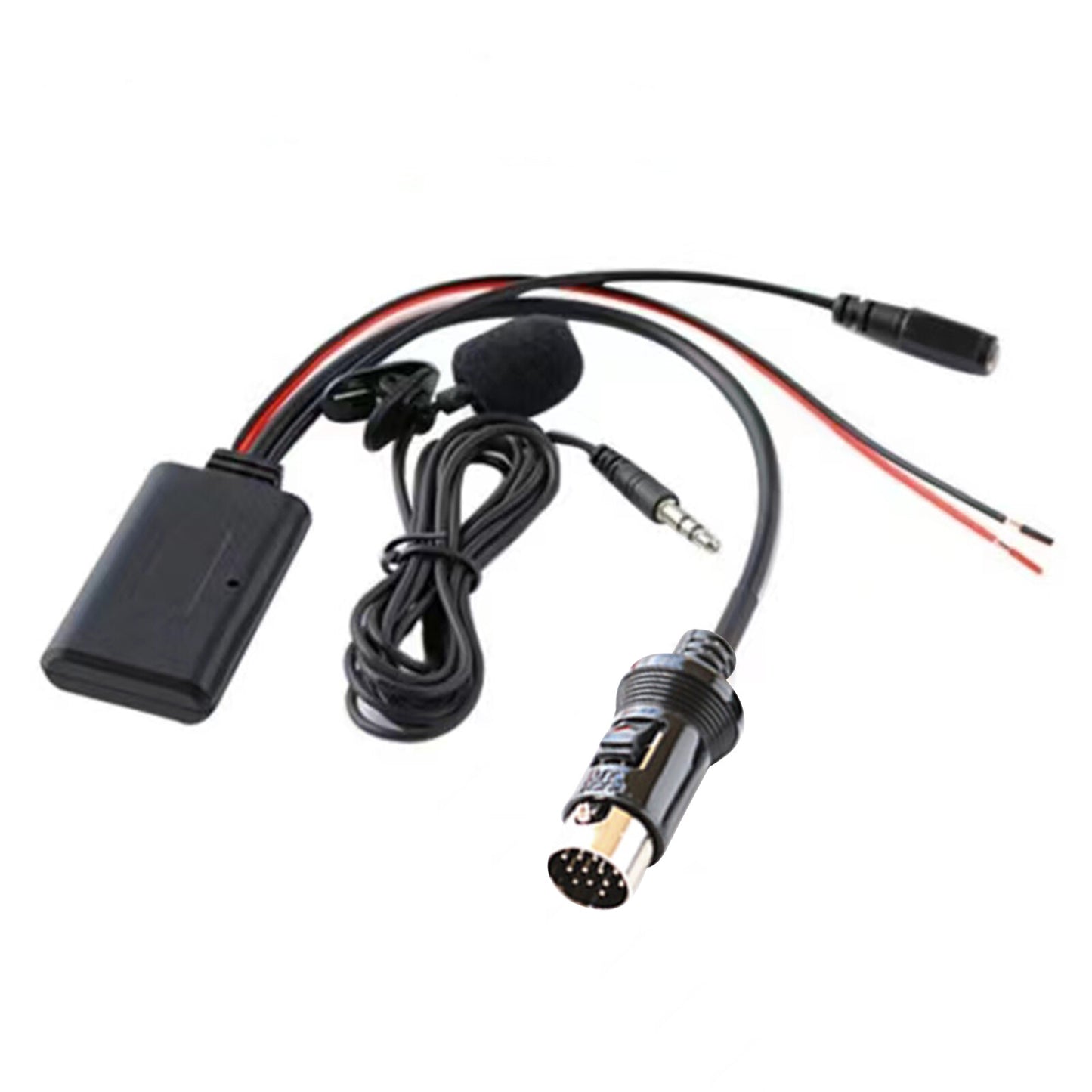 Car AUX Bluetooth Adapter Audio Microphone Cable For Kenwood 13-Pin CD Stereo