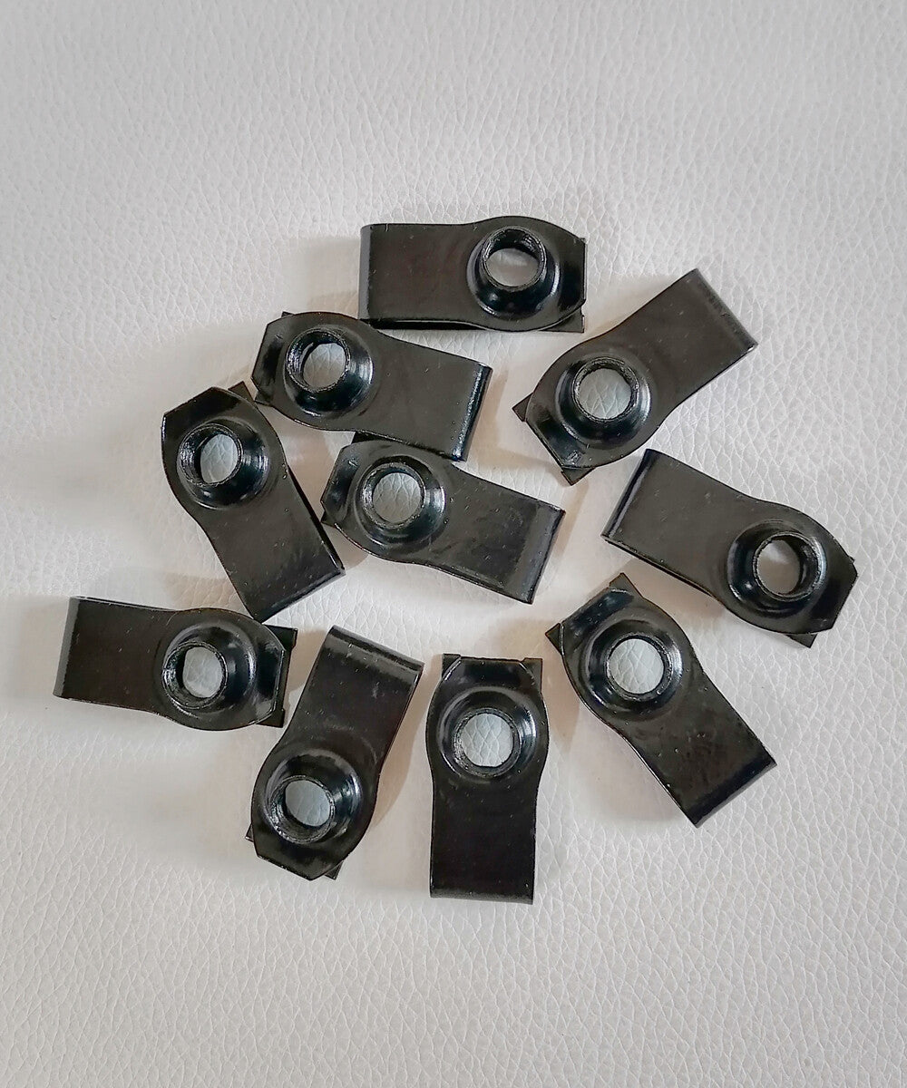 10Pc Extruded Metal U-nut panel Clip M8x1.25,For GM for Chevrolet 11516150,N623343S2