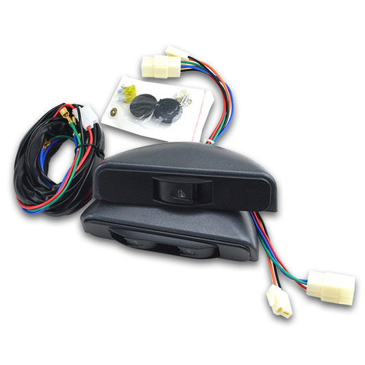 Universal 3 Rocker Switch Kits Door Lock Power Windows For Front 2 Doors 12V AT