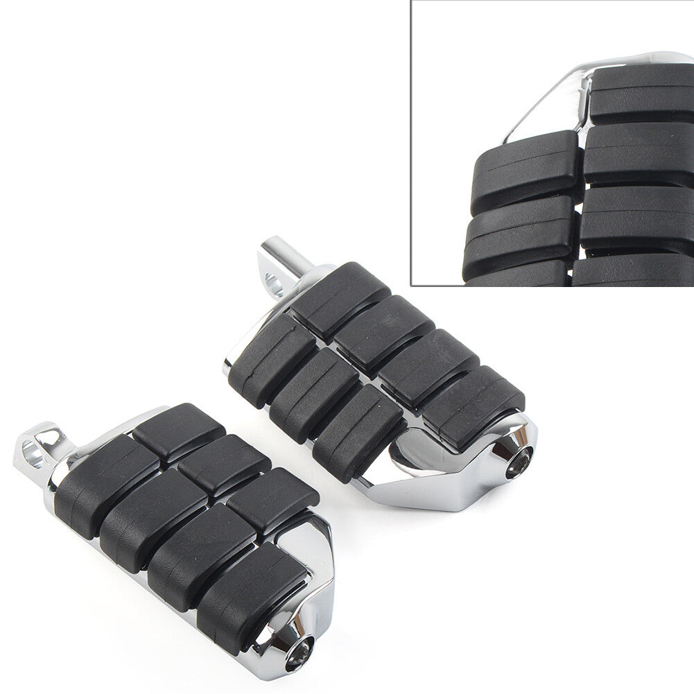 Fur for Harley Iron XL 883 1200 Dyna 32mm 1.25 M?nnliche Fu?rasten Pedal Chrom