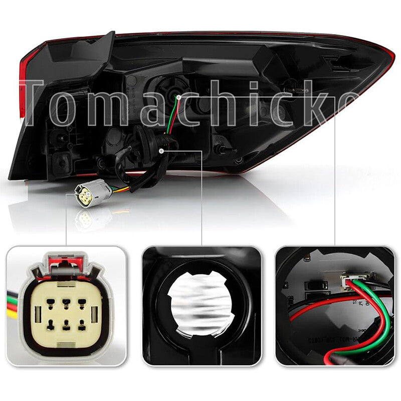 Exterior LED taillights on the passenger side are available on the 2021-2023 for Chevrolet Blazer ACTIV|RS