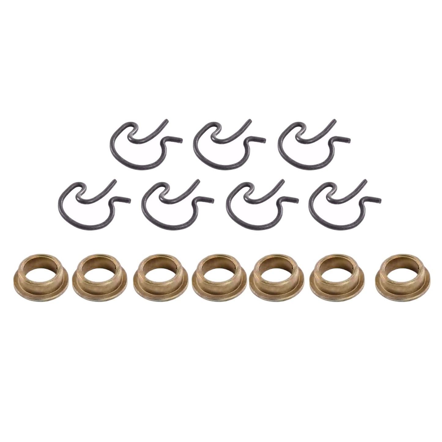 Replacement Manual Transmission Steel Shifter Bushing W/ Spring Clips 3327302 v