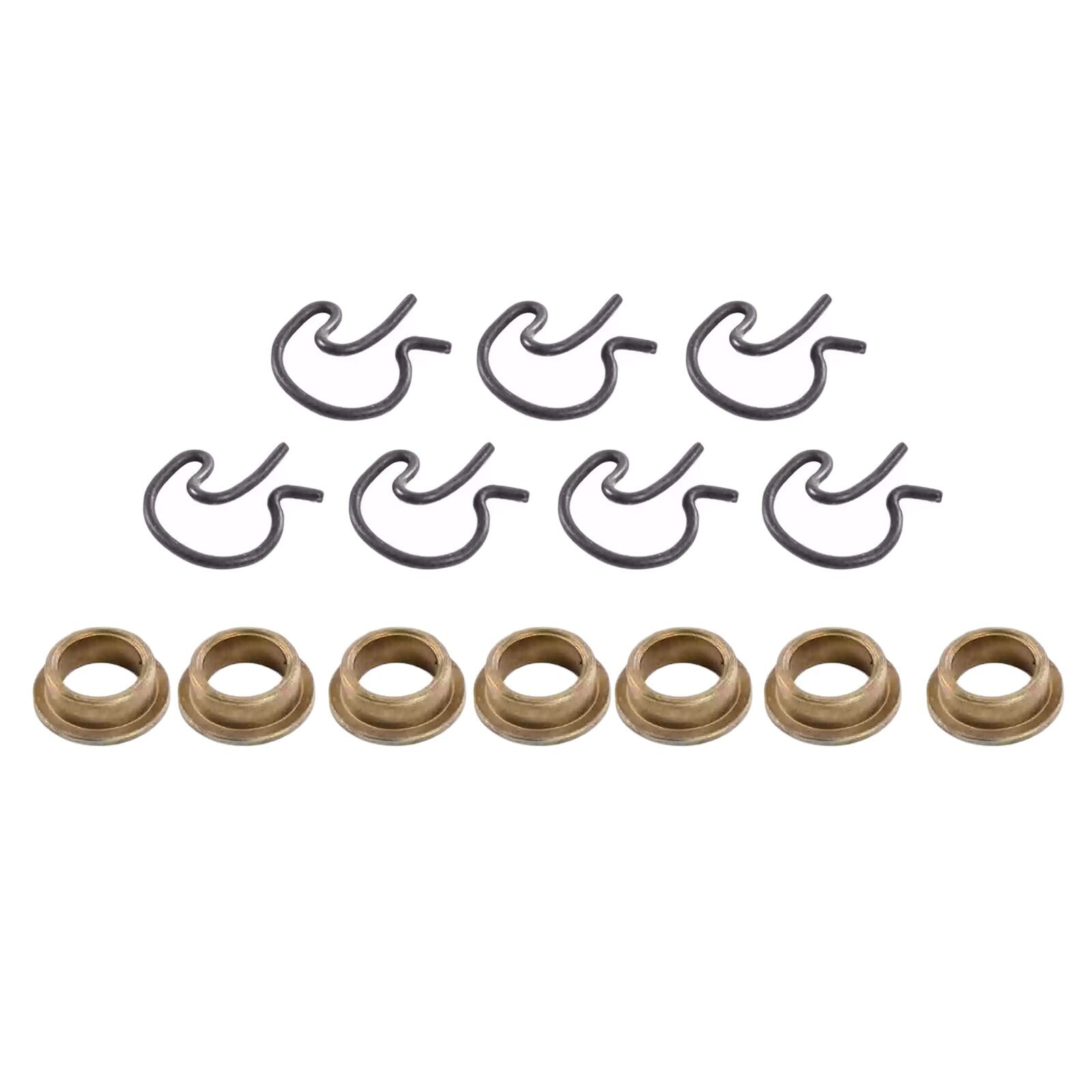 Replacement Manual Transmission Steel Shifter Bushing W/ Spring Clips 3327302 v