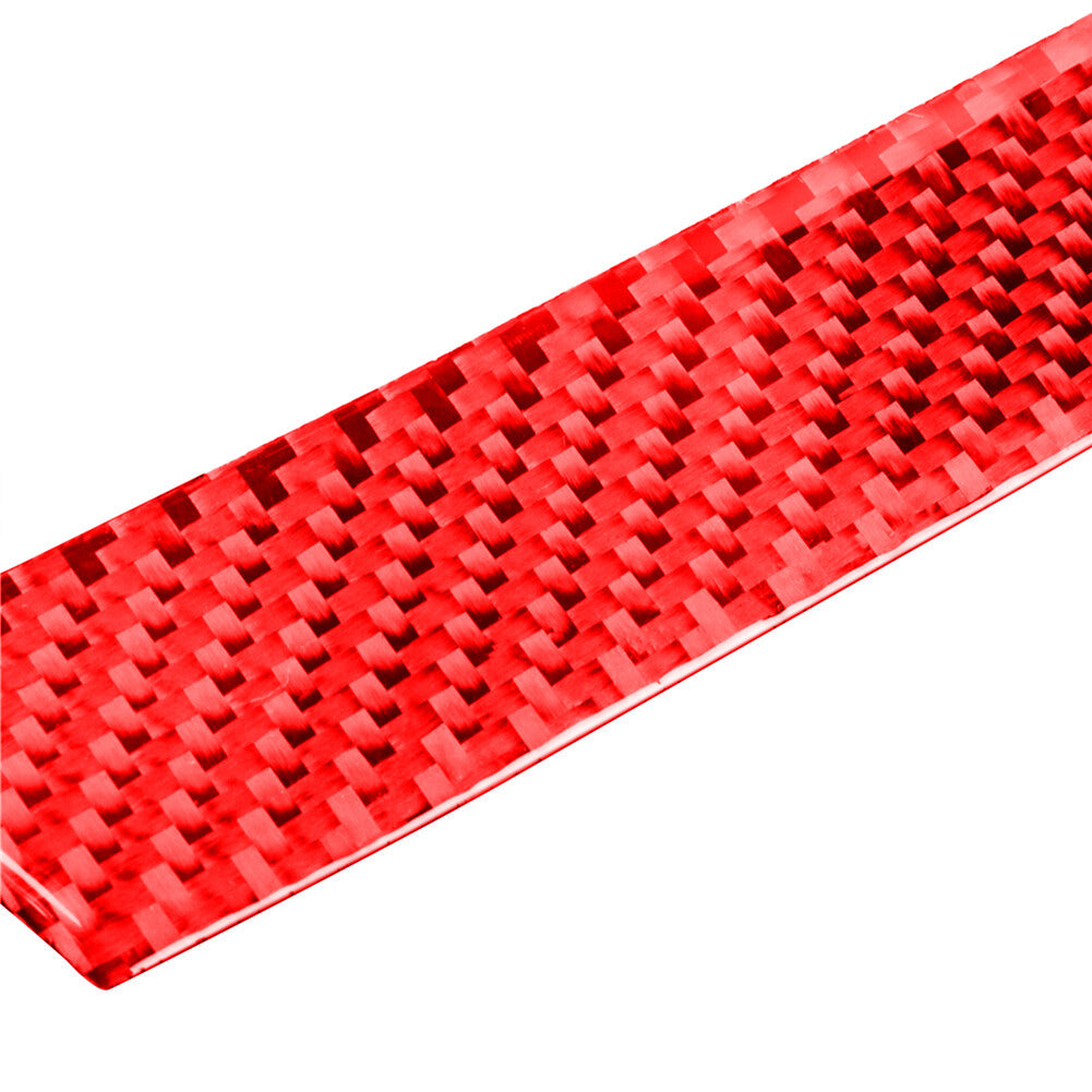 Red Carbon Fiber Interior Side Air Vent Outlet Cover Trim for Acura TSX 2009-14 v