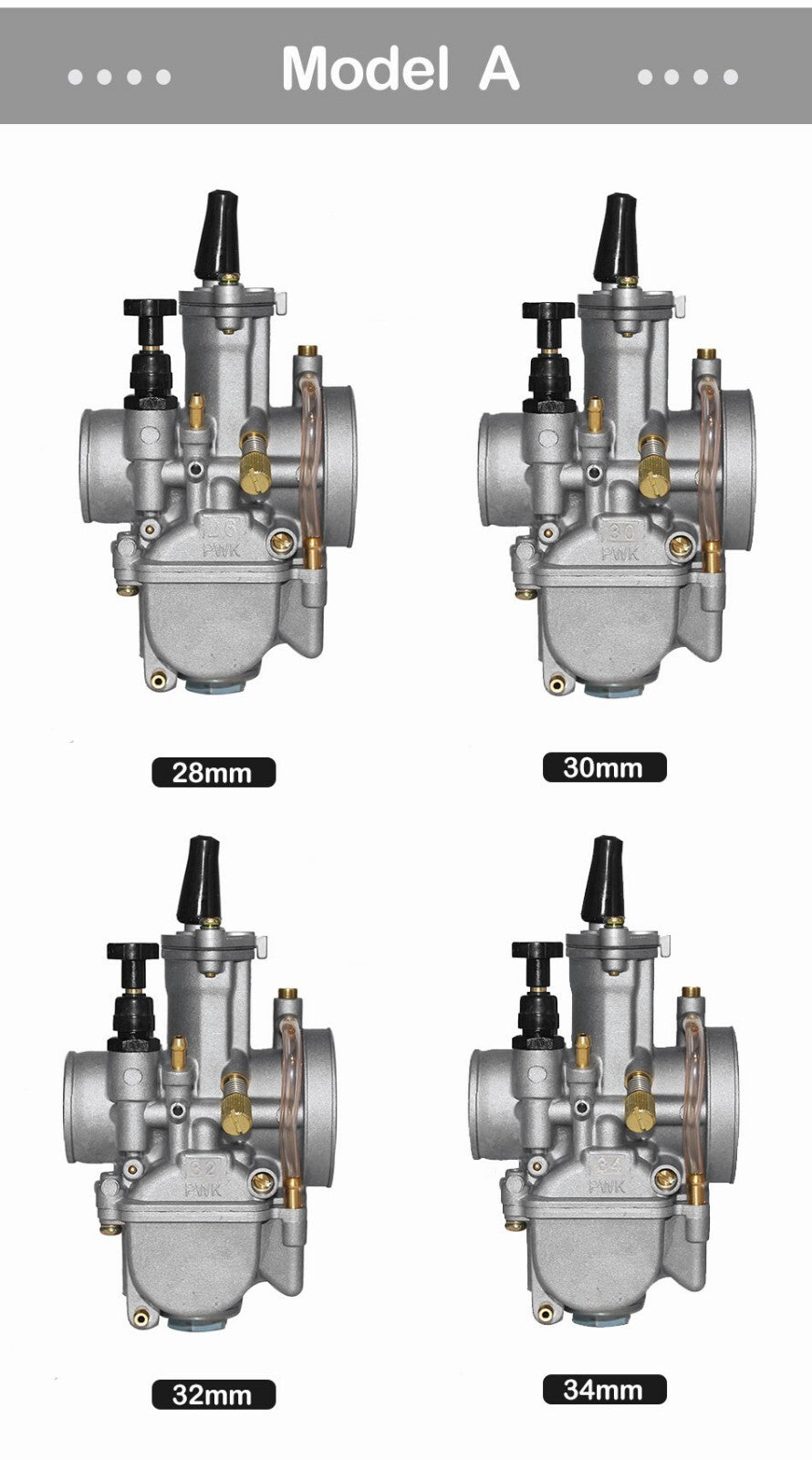 Universal Motorcycle 32mm 250cc 300cc Carburetor Racing Parts Replacement Carbohydrate Q
