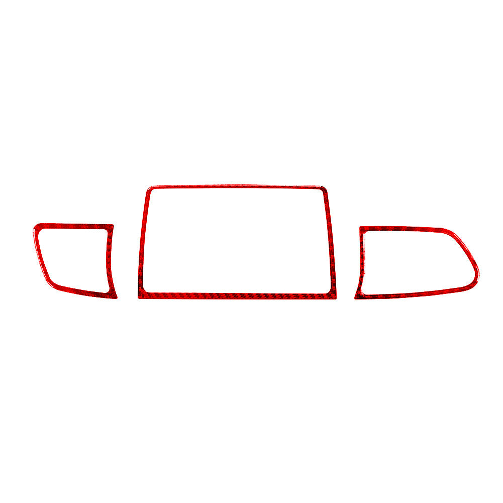 Carbon Fiber Front Window Switch Panel Trim Cover for Subaru Forester 2005-2008 v
