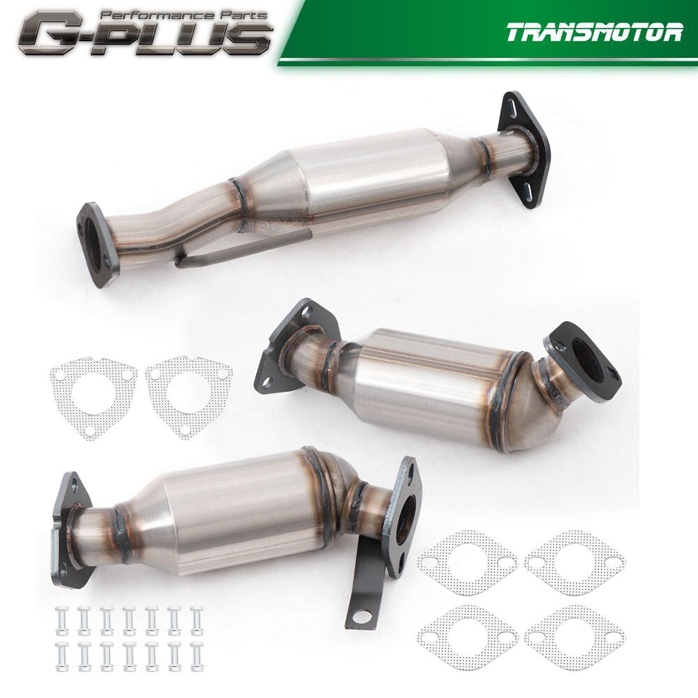 Fits 07-17 for Traverse for GMC Acadia 36L 3 Kit Catalytic Converter Brand New - v