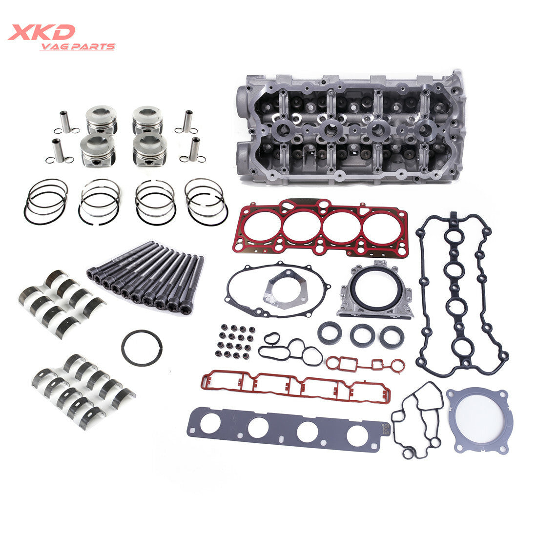 2.0T Engine Cylinder Head & Gasket Rebuilding Kit for VW for Golf for AUDI for A4 BPY BPG Q