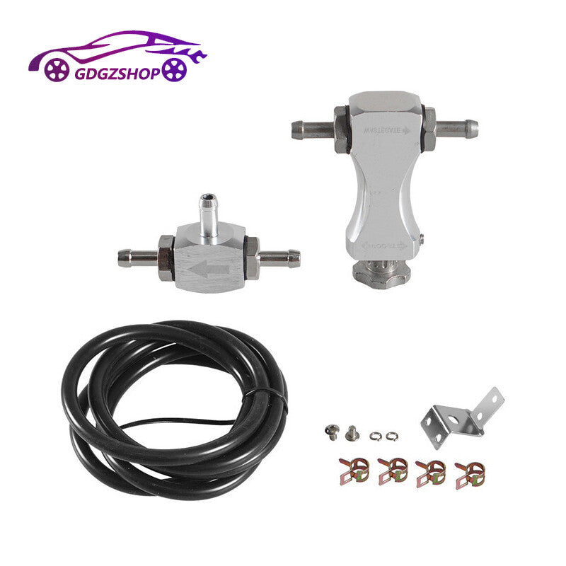 Car Manual Turbo Boost Controller Kit Adjustable Bilateral Turbo Tee Bleed Valve
