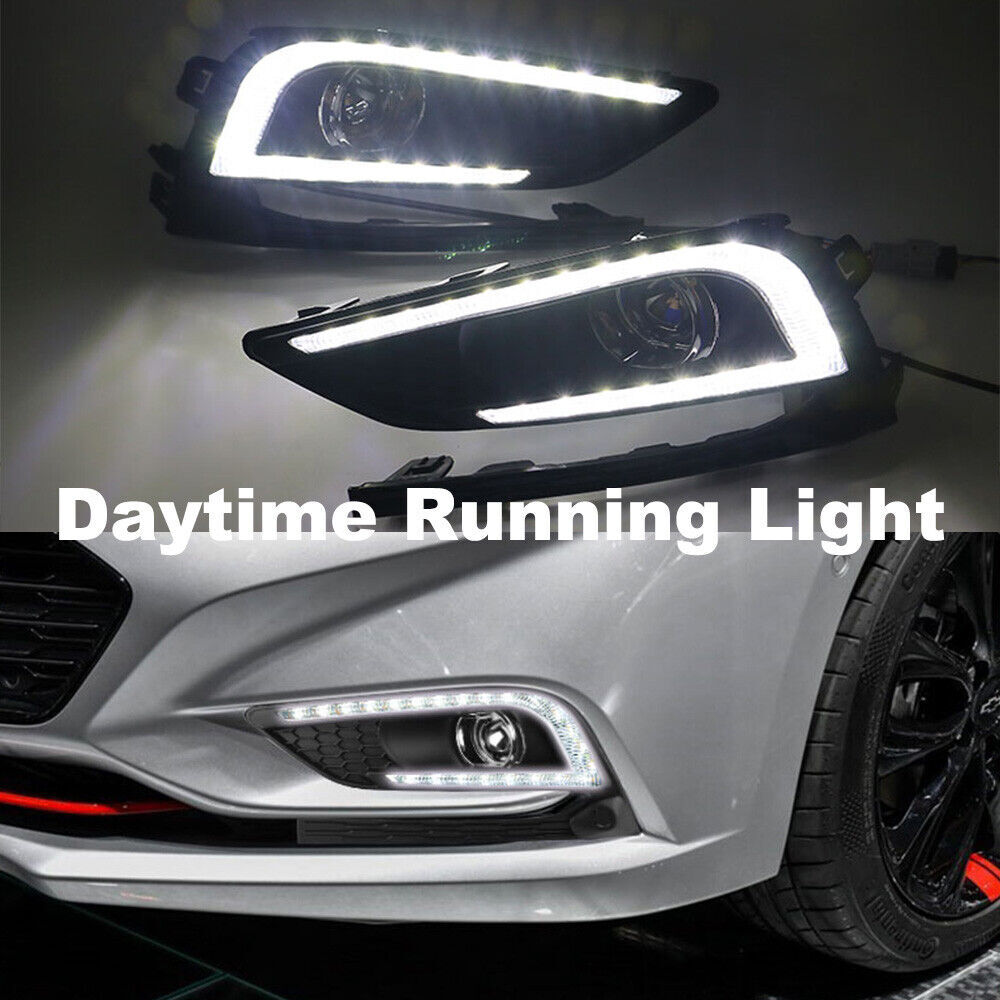 Daytime Running Light DRL Fog Lamps Turn Signal for Chevy for Cruze 2016-18 Assembly