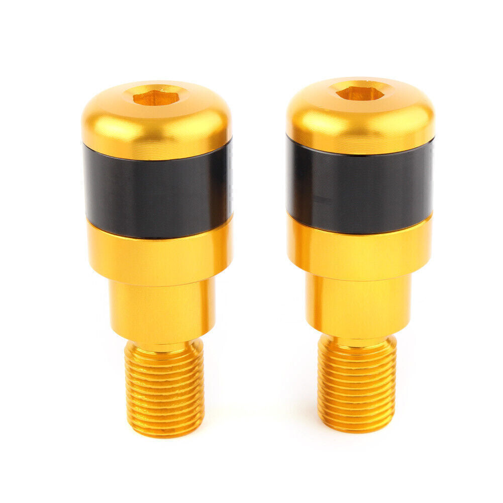 Motorcycle Handle Bar End 7/8¡± Handgrip Plugs for Yamaha MT-07 MT-09 MT-10 Gold Q