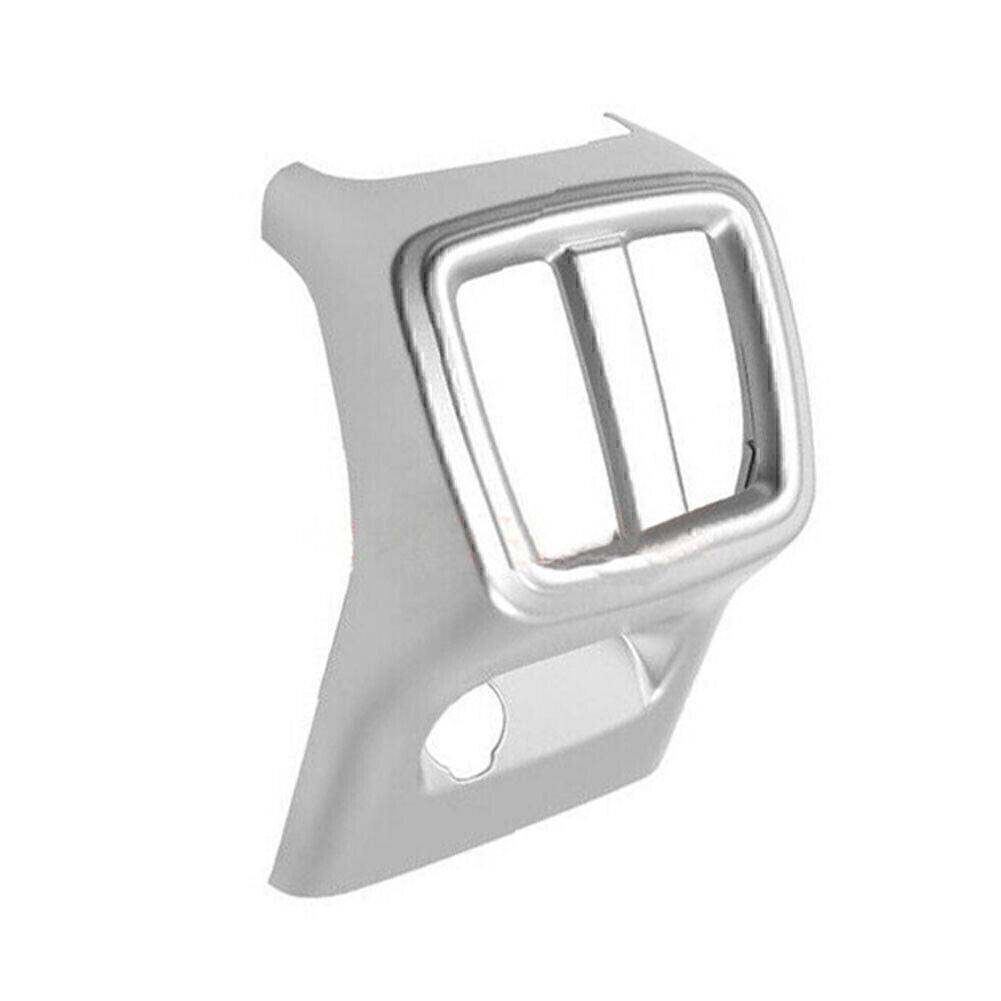 Car Armrest Box Rear Air Outlet Cover Trim Fit for Volvo XC40 2019-2020 Silver