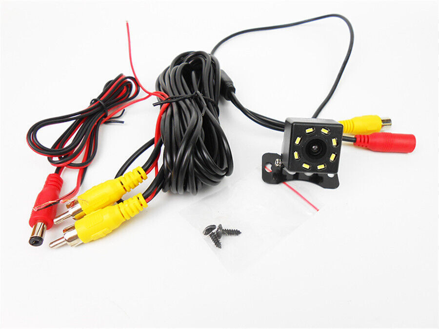 Car Rear View Backup Camera Parking Reverse Back Up Camera Waterproof NTSC 8LED Q