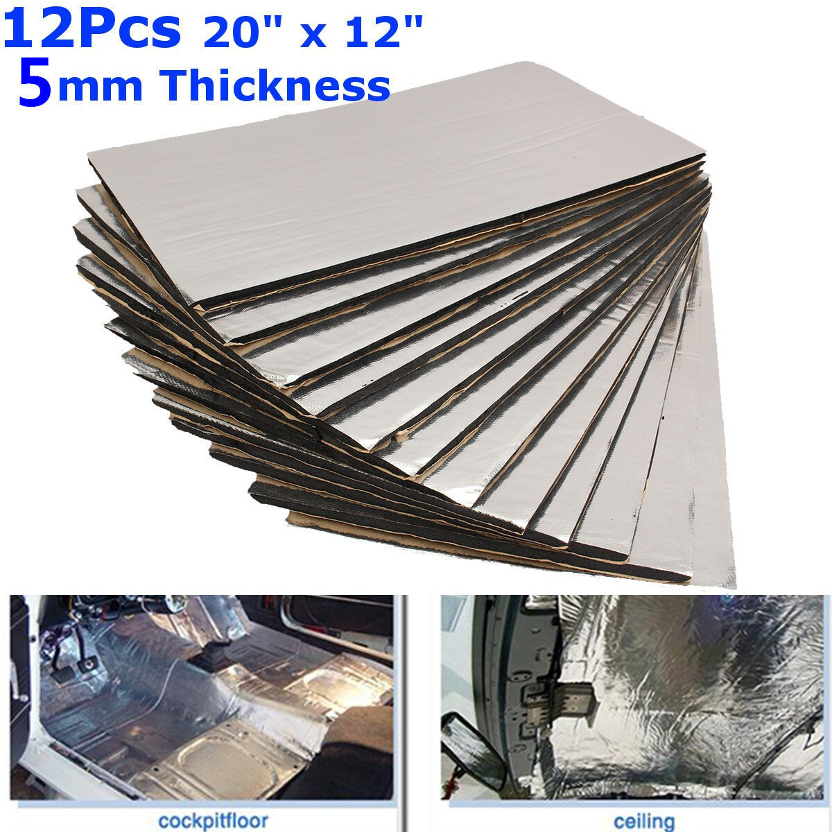 Car Sound Deadener Vehicle Insulation Body Panels Closed Cell Foam Sheet Thermal