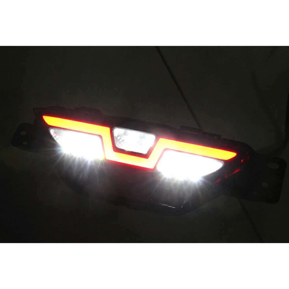 Car Rear Bumper Tail Brake Light + Fog Lights For Toyot@a CHR C-HR 2016-2021 n