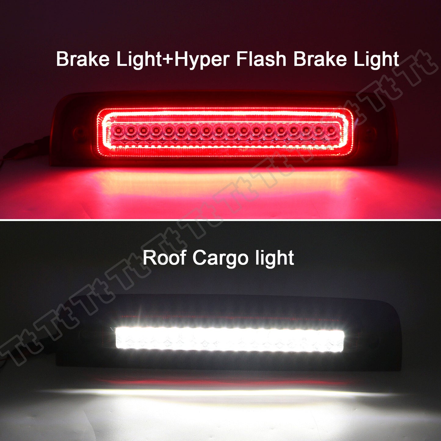 For 09 - 2018 for Dodge for Ram 1500 2500 3500 LED Third Brake License Light Stop Cargo Light - v