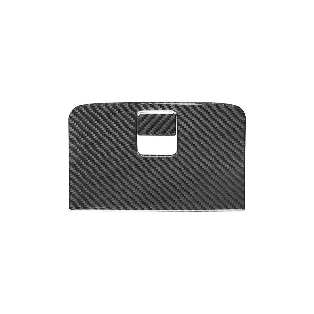2Pcs Car Air Conditioner Frame Panel Trim Carbon Fiber for Audi A4 S4 2005-2008 v