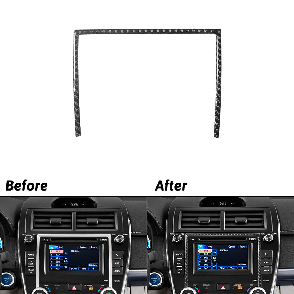 4Pcs Carbon Fiber Window Lift Control Cover Trim For 718 2016-2022 v