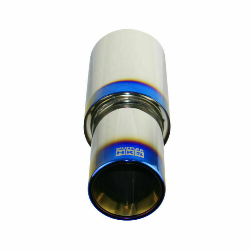 Exhaust Silencer 2 ID 4 OD High Flow 5 Body Exhaust Muffler 500mm long tip