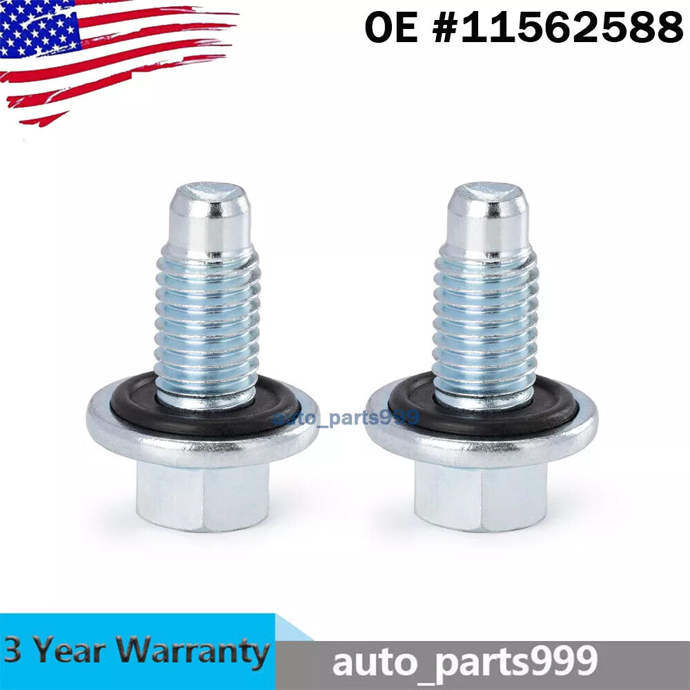 2-pack engine drain plugs with neoprene gaskets 11562588 suitable for GM for Buick and for Cadillac n