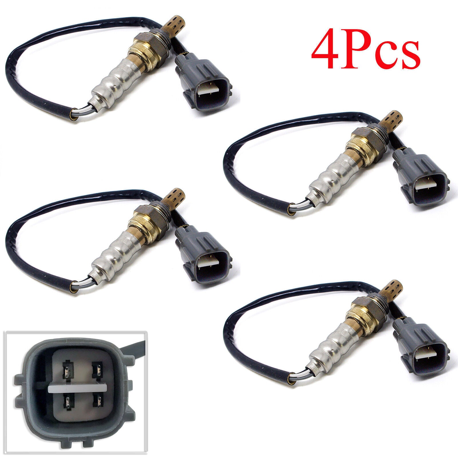 4Pcs Oxygen Sensor Downstream for Toyota Sequoia 2005-11 Tundra 234-4260 2005-13