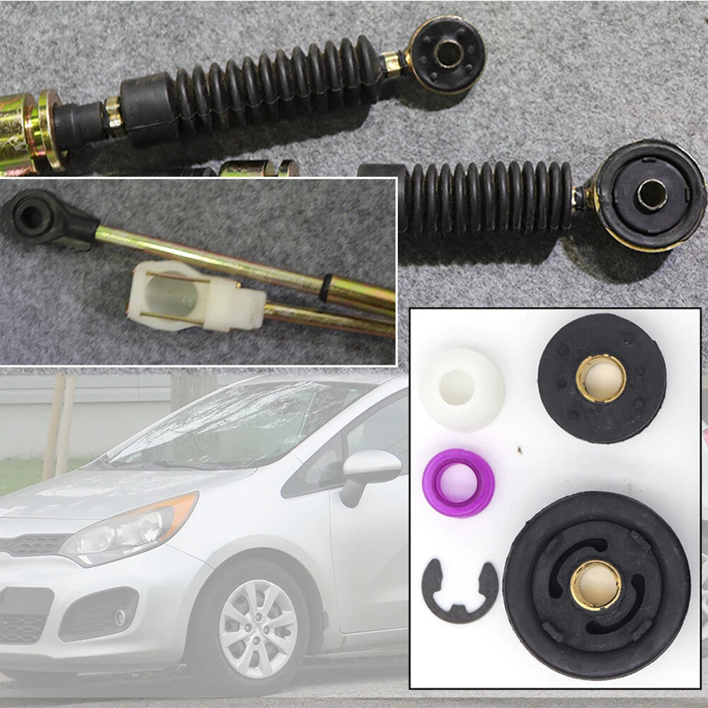 for Kia Rio Gear Shifter Selector Lever Linkage Cable Connector Rod Bushing MT