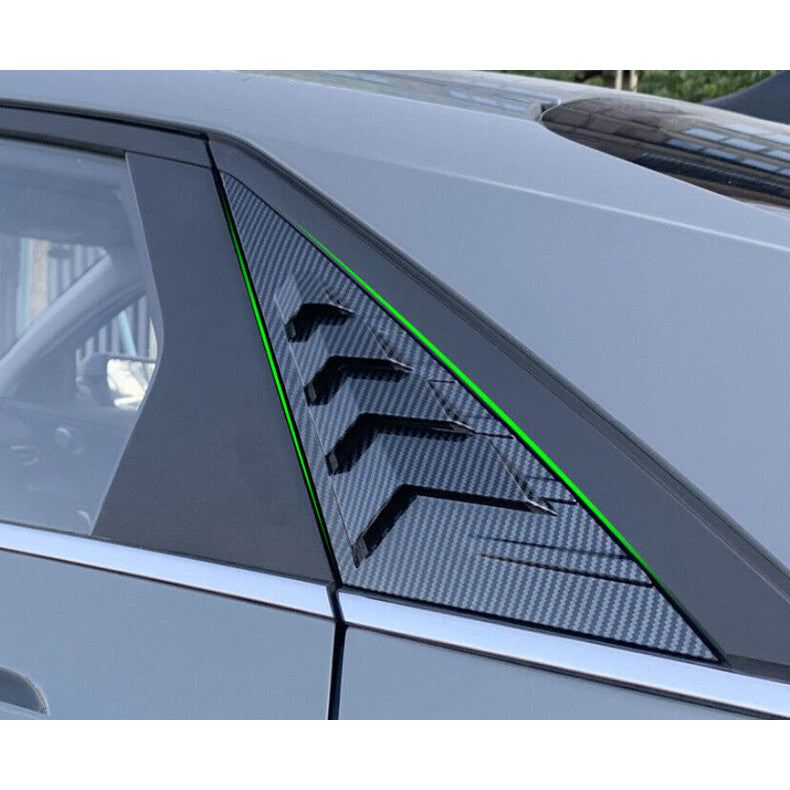 for Hyundai for Elantra 2021-2023 Carbon Fiber Side Vent Window Scoop Louver Cover