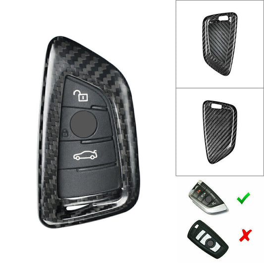 for BMW X1 X5 X6 F48 F15 F16 X-Series Carbon Fiber Remote Key Shell Cover Set Q