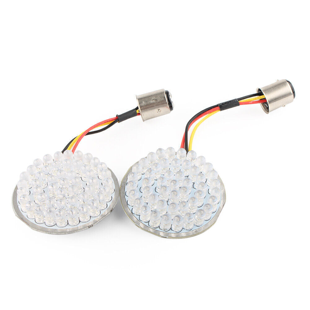 1157 LED Insert Turn Signal Light Bulbs for Harley Softail Sportster Dyna Q