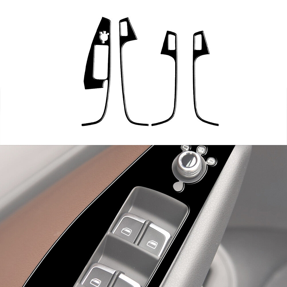 Carbon Fiber Center Cupholder Cover Trim for Infiniti FX 2009-13/QX70 2014-2017 v