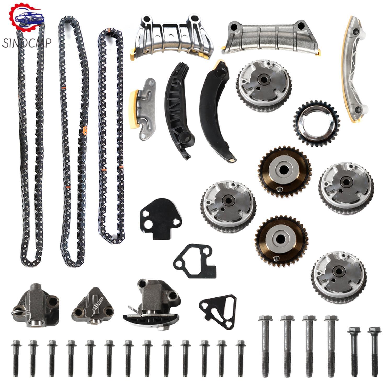 Timing Chain Kit  VVT Gears for Buick Enclave for Chevy Traverse for GMC 3.0/3.6L 07-22