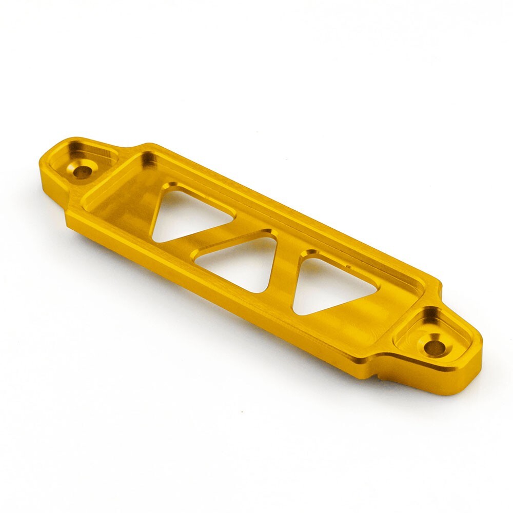 Billet Aluminum Battery Tie Down Mount Bracket Holder Bar Gold Q