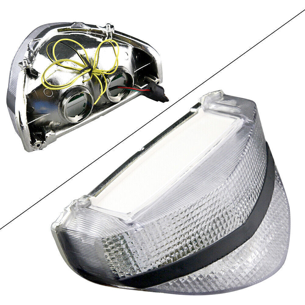 for Honda 00-2001 CBR929RR Clear LED Taillight Tail Light Turn Signal Lamp