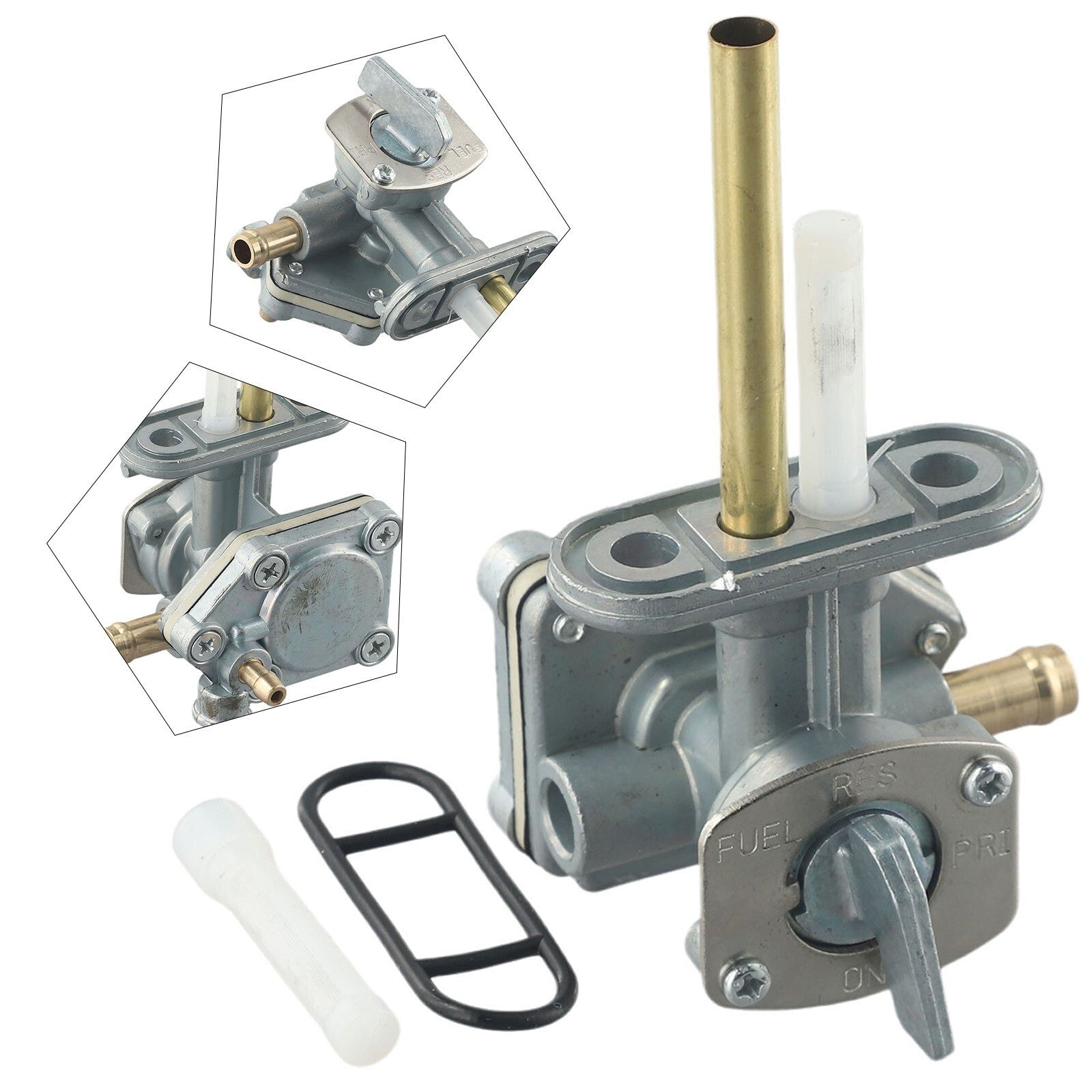 Fuel Petcock,For- EN500 Vulcan 500 LTD 1996-2009 ZR750 Zephyr 1991- 2006 v