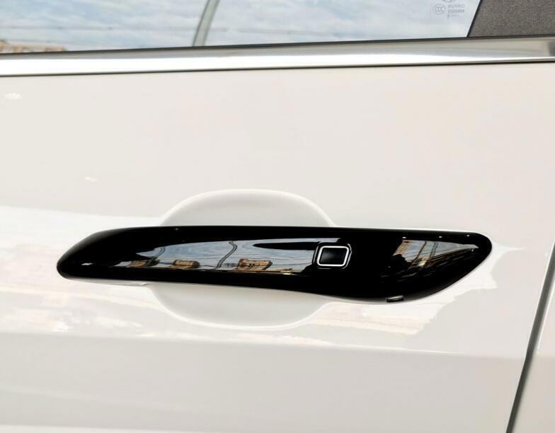 ABS Black Exterior Side Door Handle Cover Trim for Hyundai for Elantra 2021-2023 B n