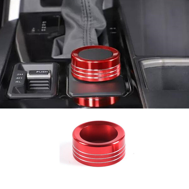 Red Aluminum DRIVE MODE Adjust Knob Cover For Tundra 2022 2023 2024 v