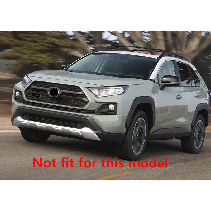 for Toyota RAV4 2019-2022 ABS Chrome Front Grille Grill Strip Molding Cover Trim