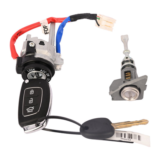 All door lock cylinder ignition is applicable to for Hyundai for Elantra 2011, 2012, 2013, 2014, 2015