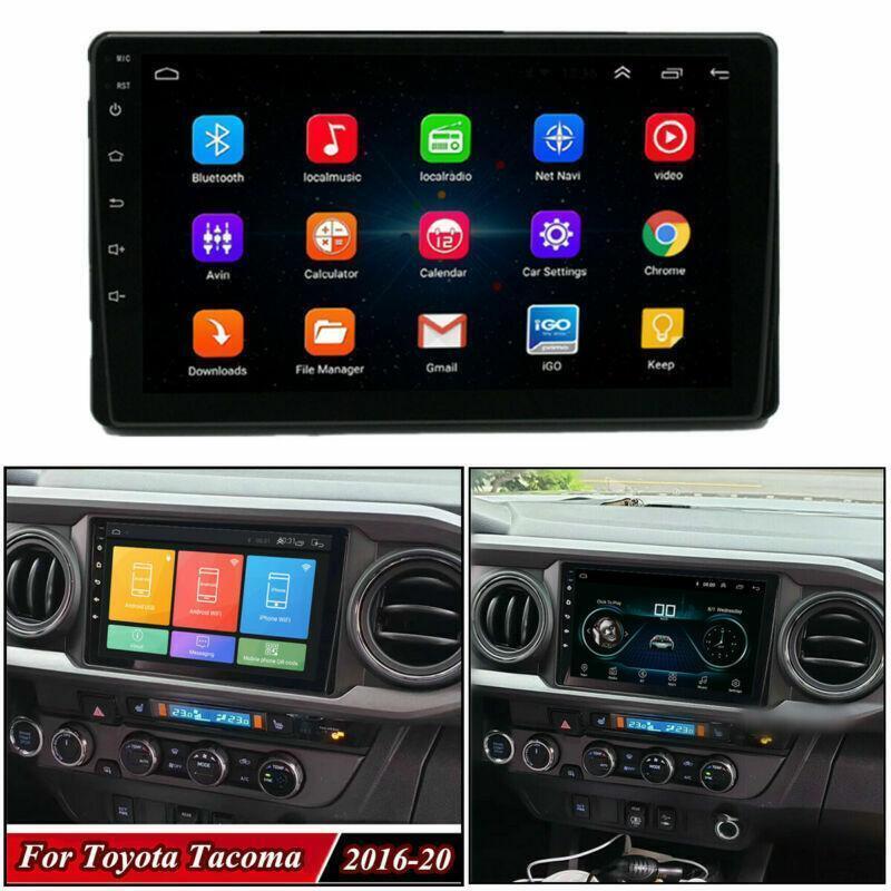 Navigation 9 Android 10.1 Stereo Radio GPS FM for Toyota Tacoma 2016-20 1+16GB