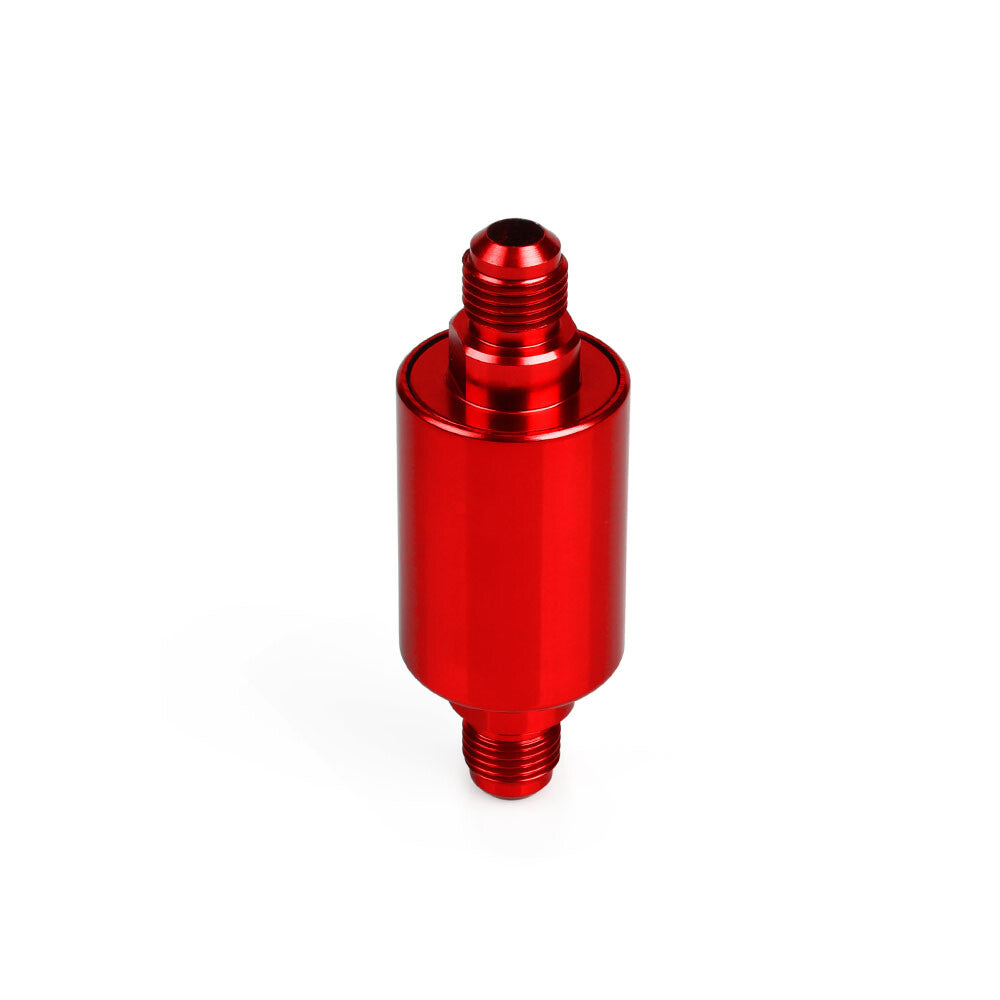Car Flow Performance for Mini Oil Fuel Filter Inline With 100 Micron Element Red Q