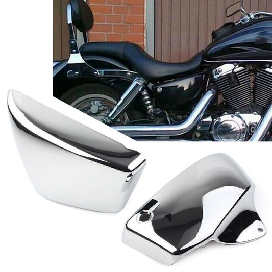 Side Battery Fairing Cover for Honda Shadow VT1100 ACE Aero Sabre 1999-08 Chrome