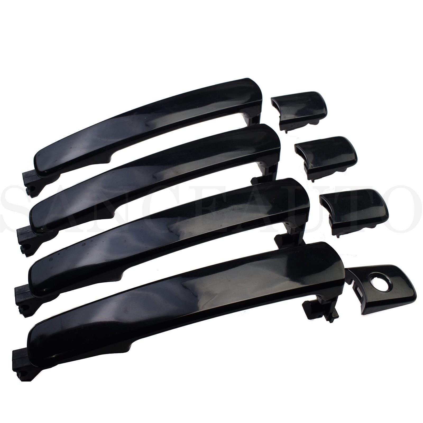 Front and rear left outer door handles are compatible with Rogue for Infiniti G35- n