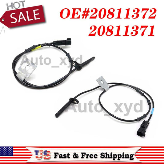 2PCS Front Left+Right ABS Wheel Speed Sensor for Chevrolet Equinox Terrain for GMC