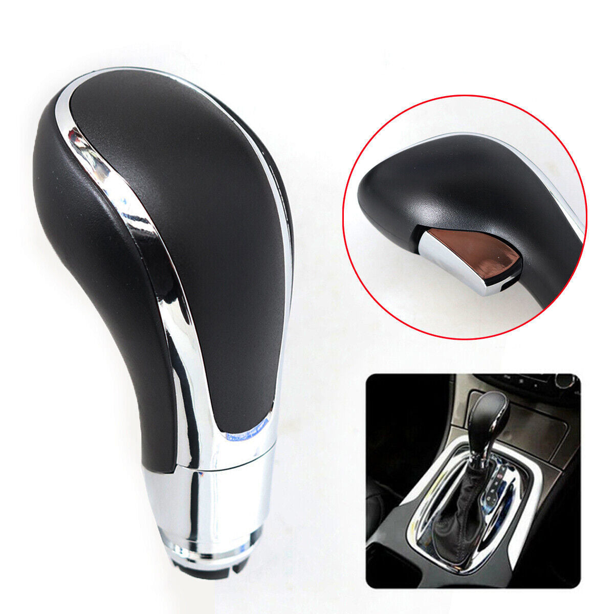 AUTOMATIC SELECTOR LEVER BLACK CHROME for OPEL INSIGNIA SHIFT BUTTON TRANSMISSION NEW Q